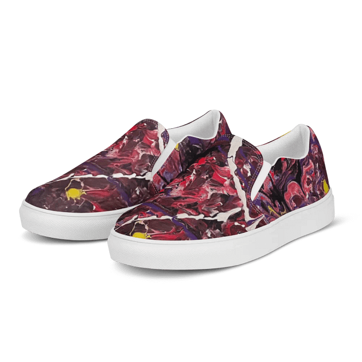 Men's Slip-On Canvas Shoes (Purple Rain) product image (2)