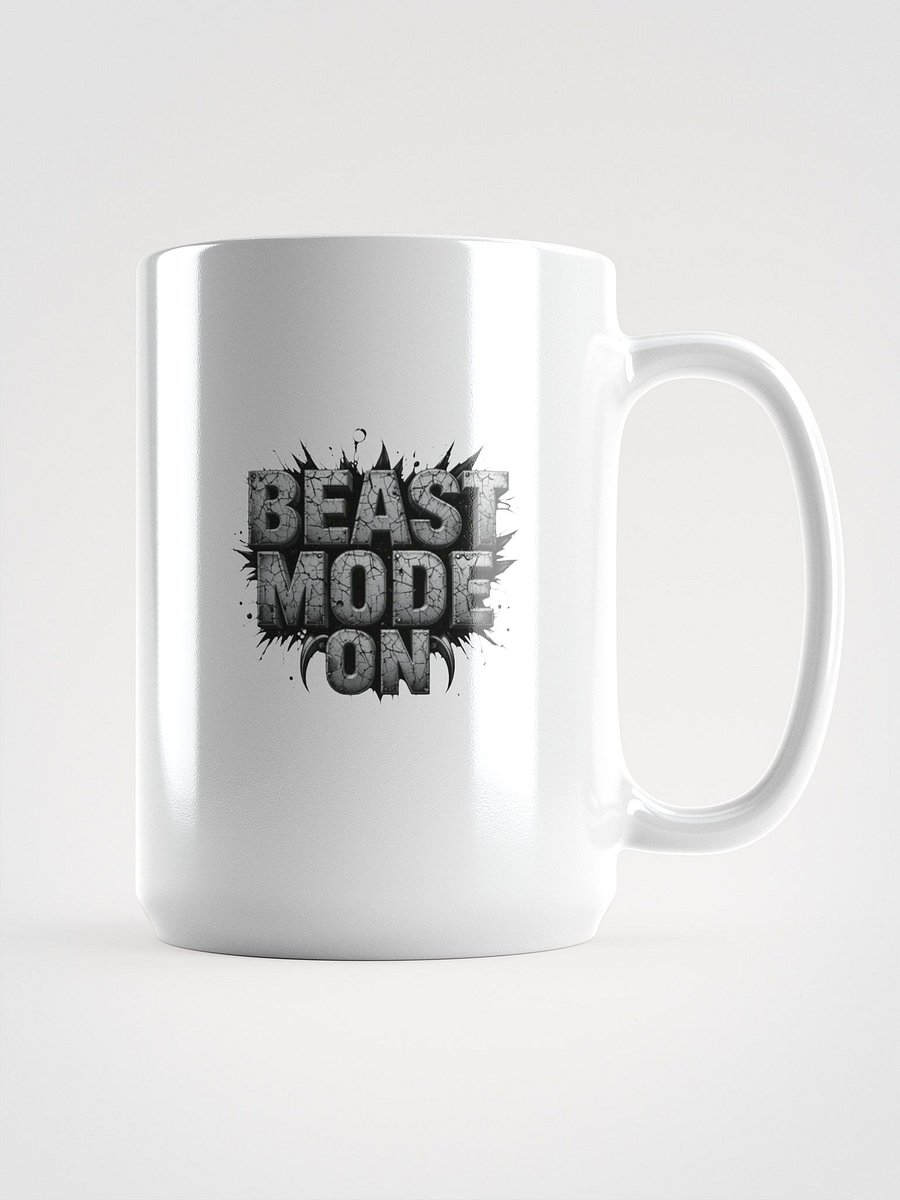 BEAST MODE ON - White Glossy Mug product image (2)