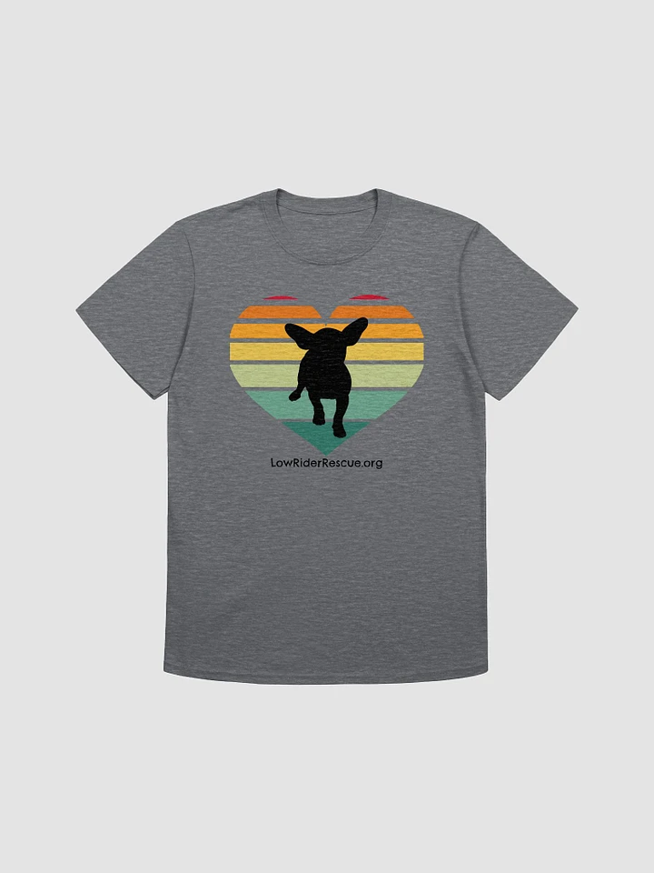 Love Your Chiweenie Sunset Heart Unisex Soft T product image (1)