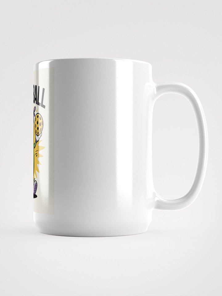 "Pickleball Power" Funny Cartoon Pickle Mug product image (1)