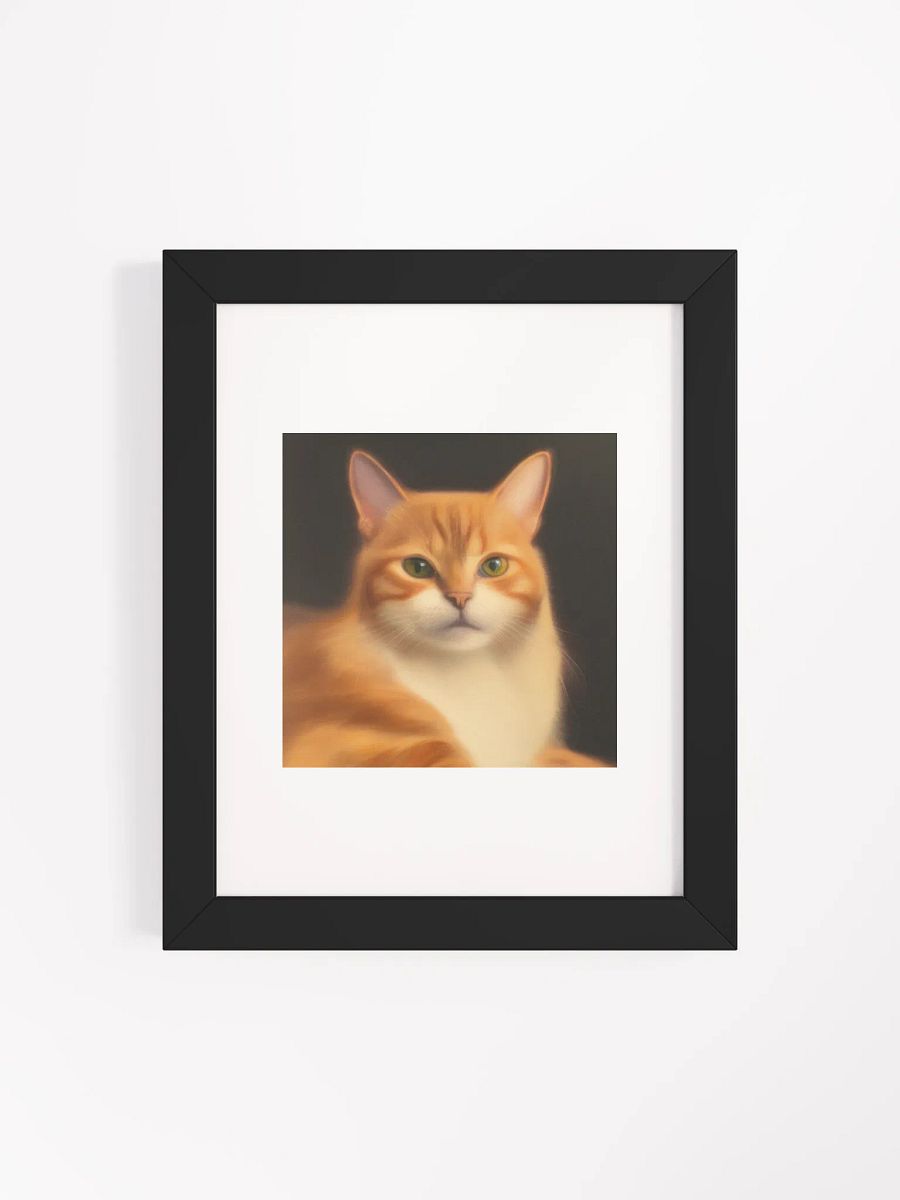 Cat Portrait Ayous Wood Framed Artprint product image (19)