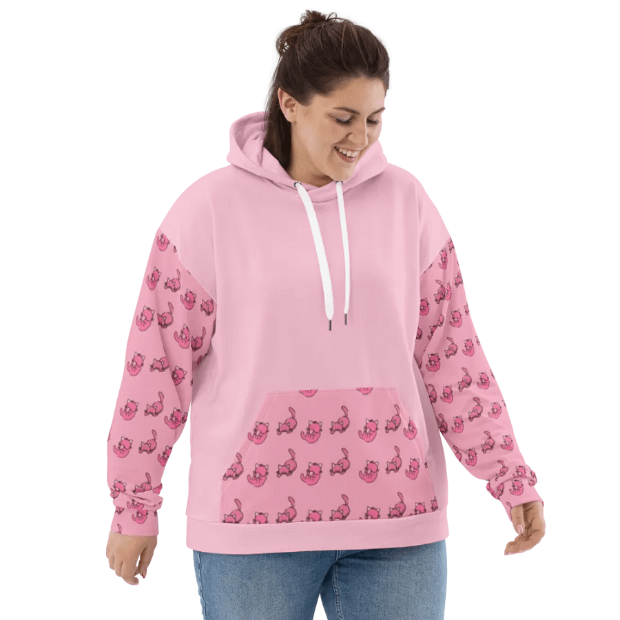 Pink Cat Paradise Hoodie product image (6)