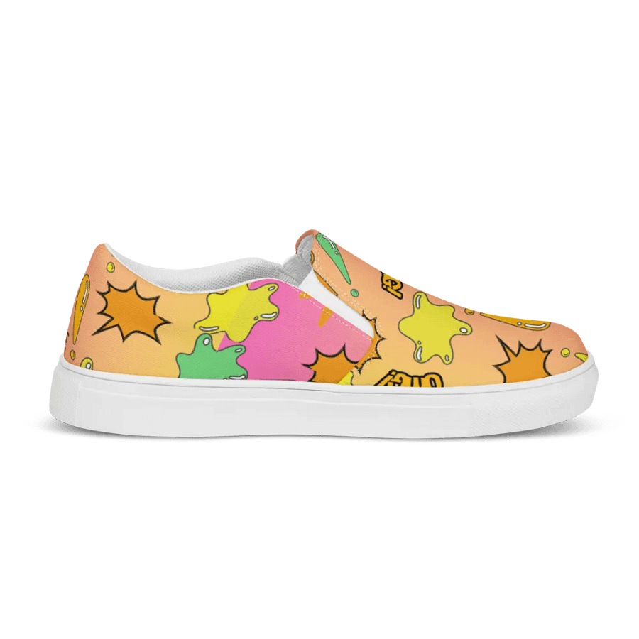 Pop Art Explosion Women's Slip-On Shoes product image (10)
