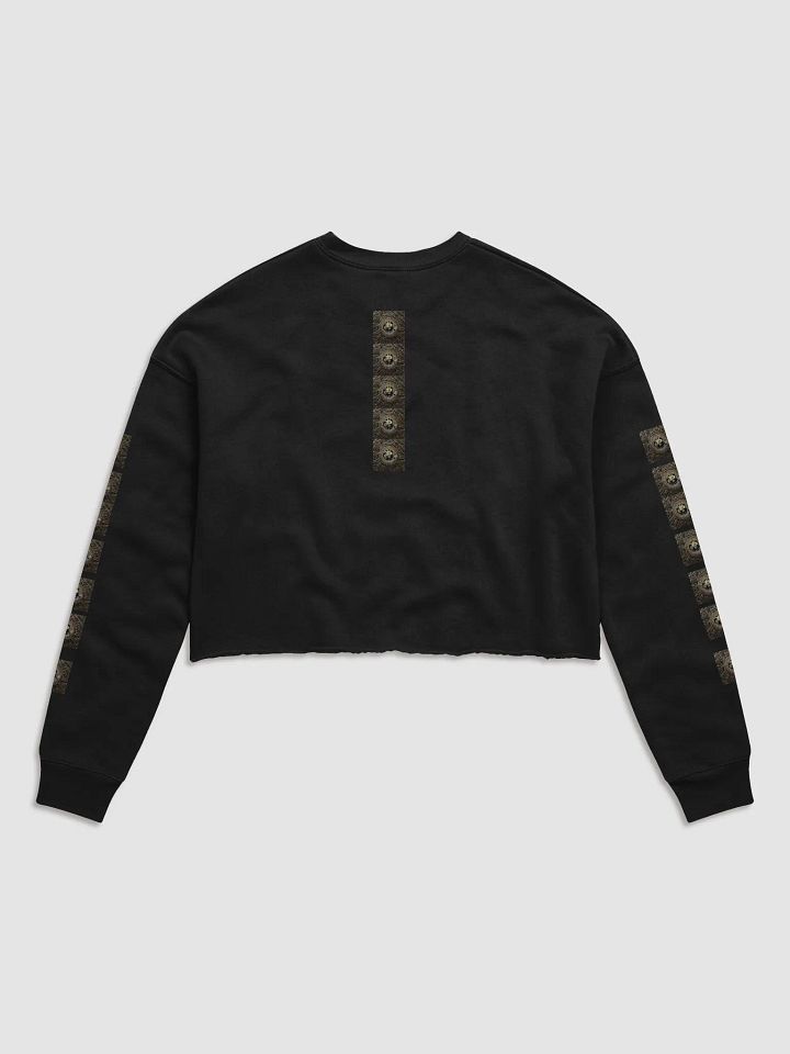 BTC fleece Crop Sweatshirt black 1 product image (2)