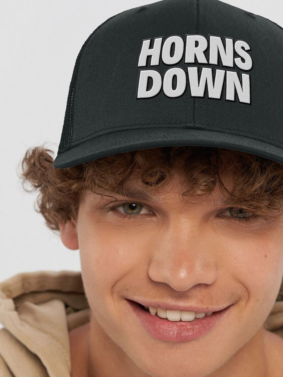 Bold Statement Snapback: HORNS DOWN product image (55)