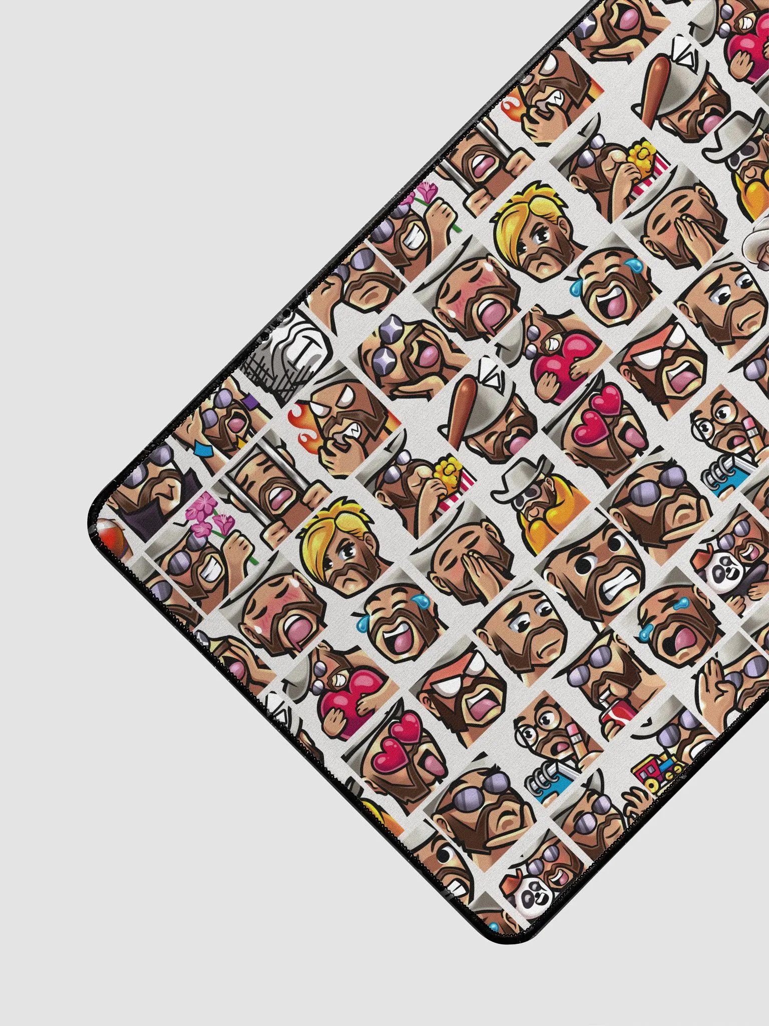 KJ Emotes Desk Mat - White product image (3)