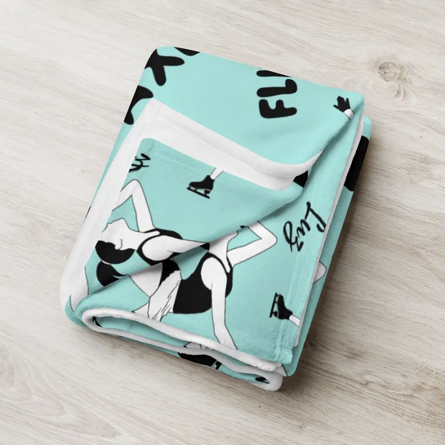 Ice Queen-Pattern Blanket - light blue product image (7)