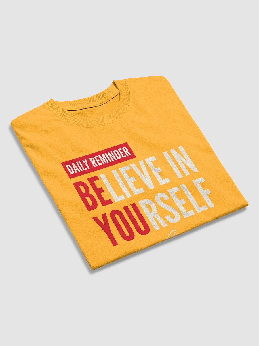 Believe in Yourself - Gold TShirt product image (3)
