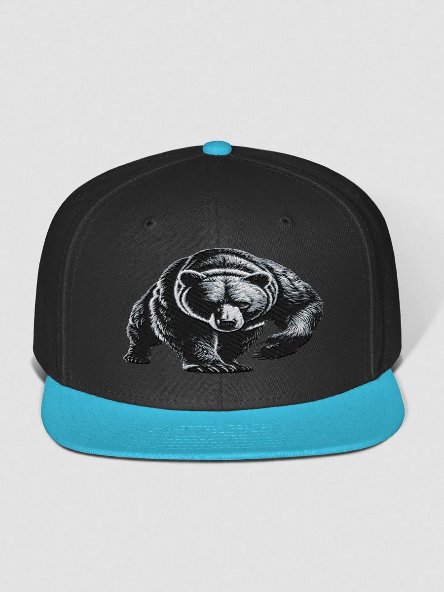 Monochrome Bear Snapback Cap product image (8)