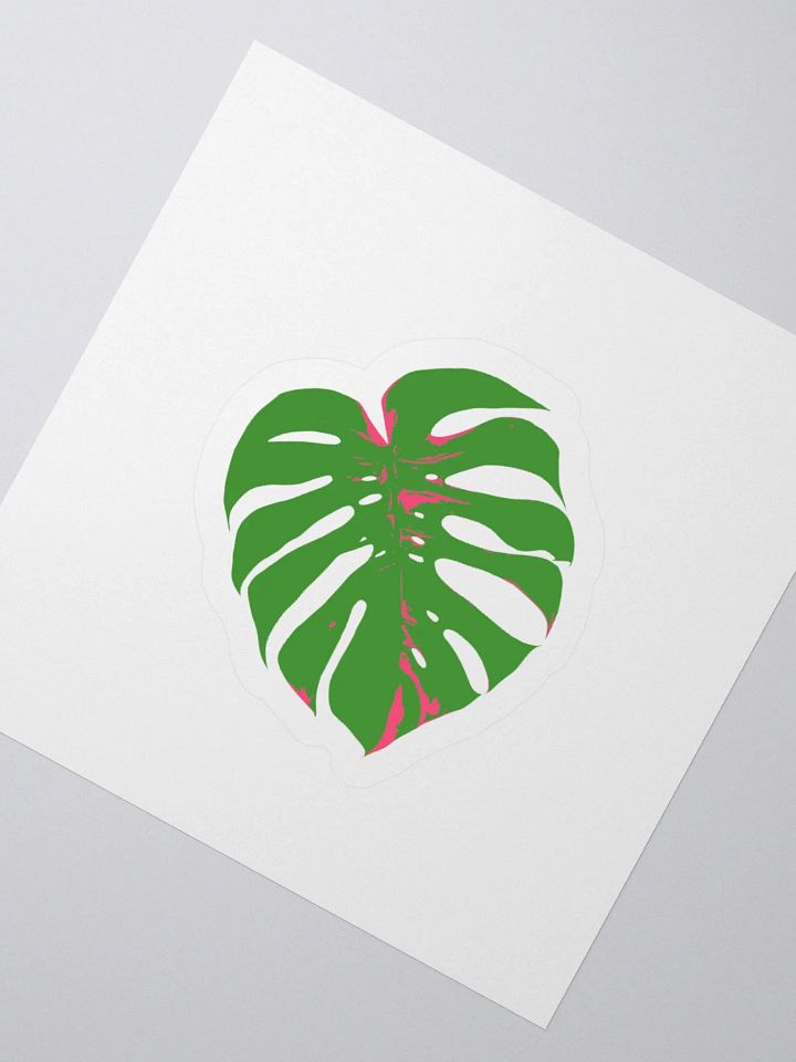 Lush Monstera Kiss Cut Stickers product image (7)