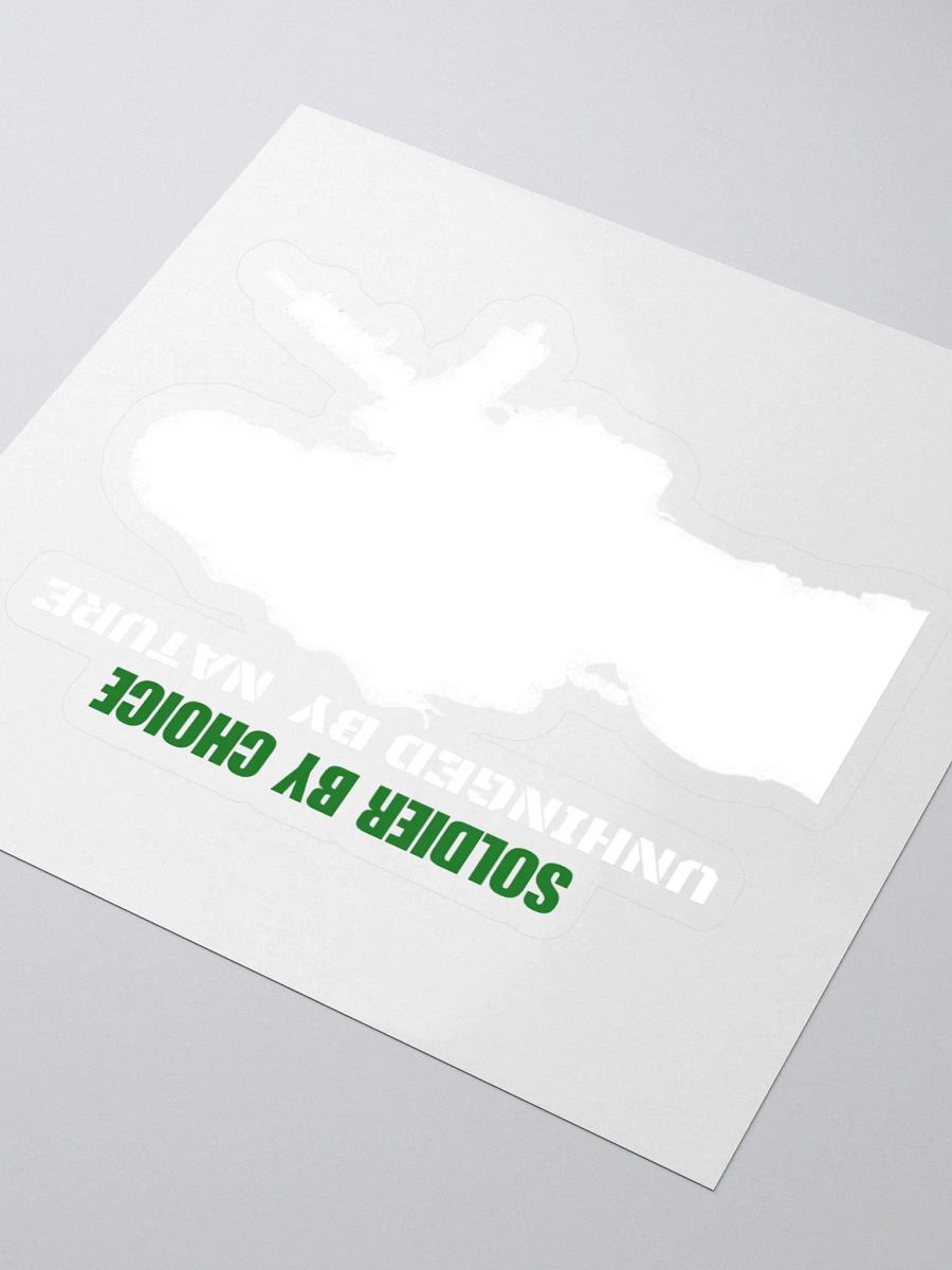 SOLDIER BY CHOICE FEMALE DECAL product image (3)