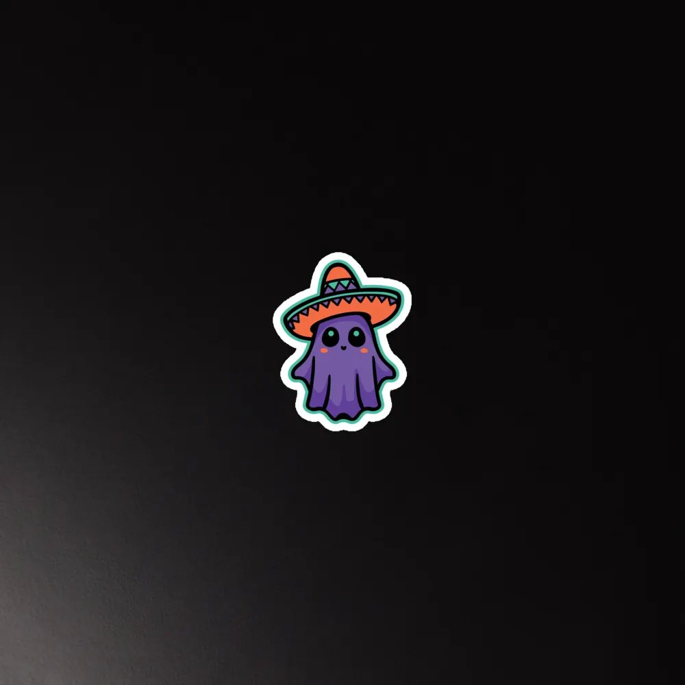 Purple Sombrero Ghost Magnet product image (4)