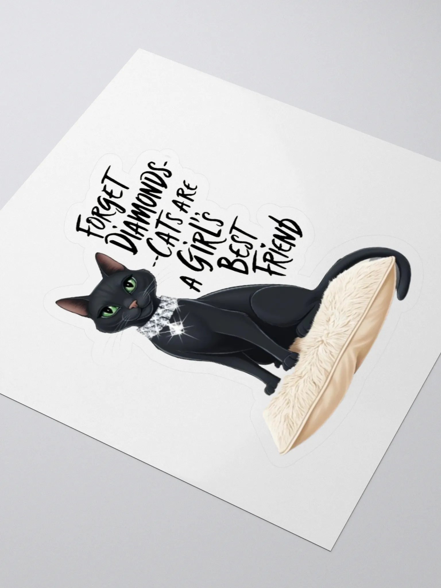 Purr-fectly Sparkling Cat Stickers product image (3)
