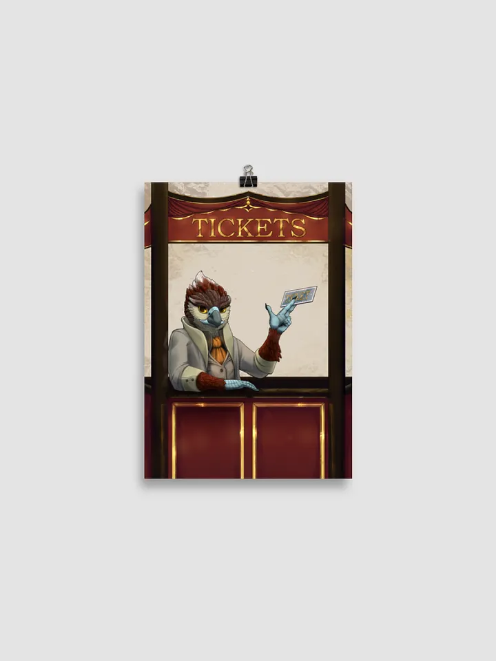Te'anos ticket Paper Poster (cm) product image (2)