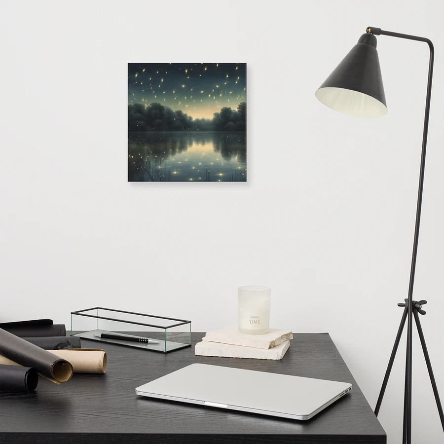 Evening Lake Scene With Fireflies Wall Art product image (11)
