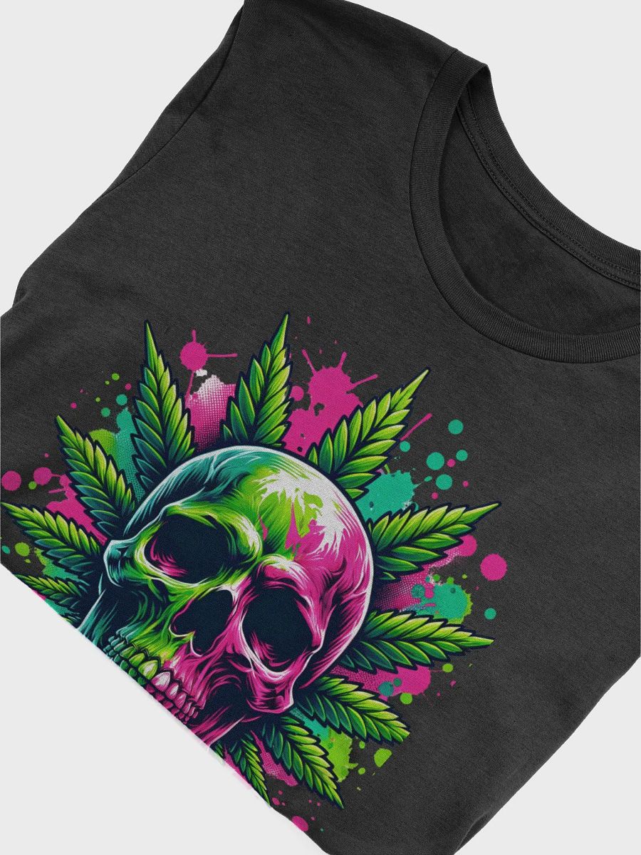 Cannabis Chaos Skull Splatter T-Shirt product image (51)