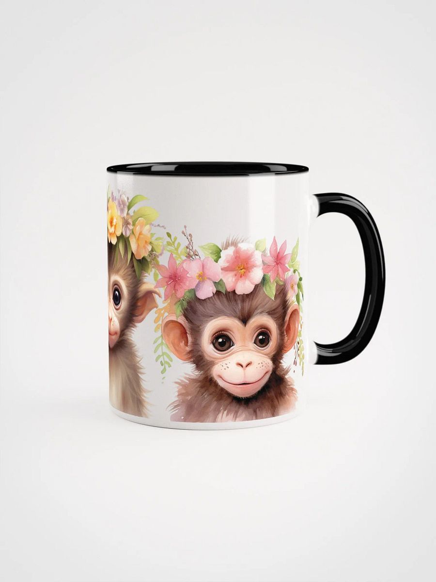 Floral Monkeys Ceramic Mug product image (1)