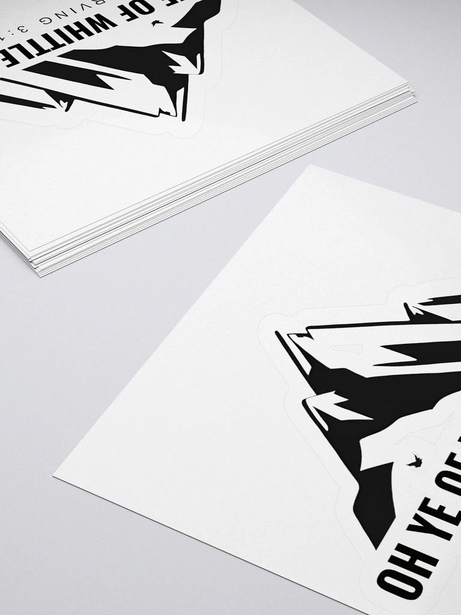 Oh Ye of Whittle Faith Sticker product image (4)