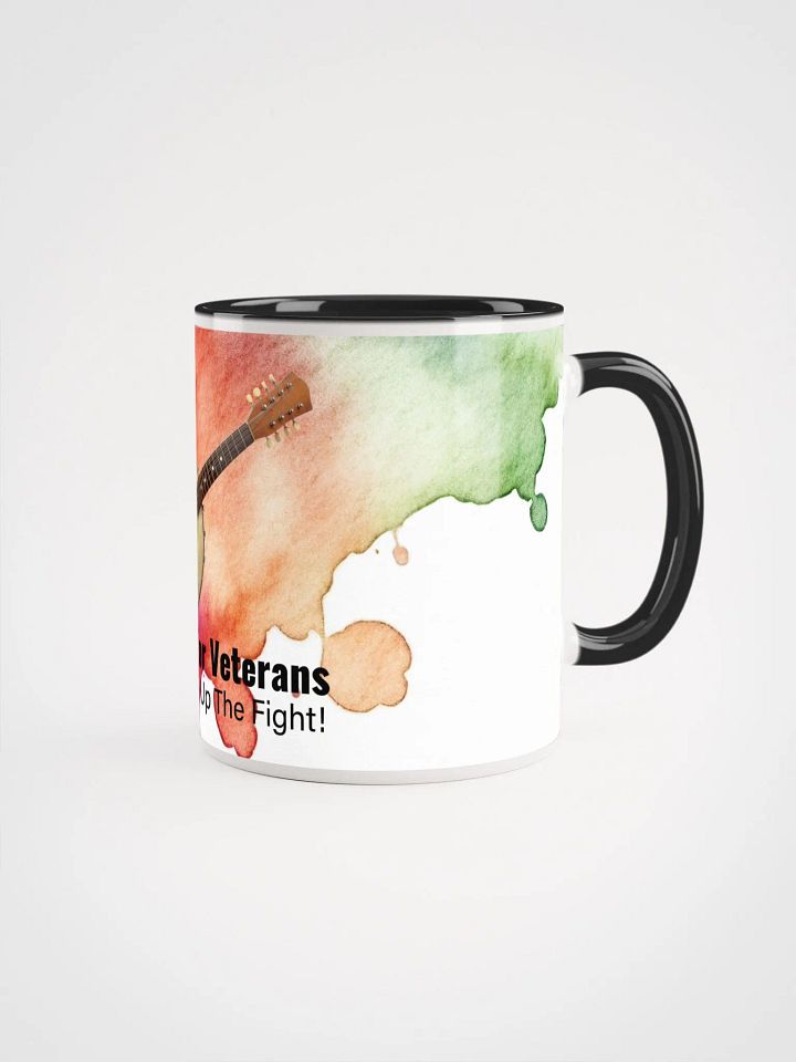 Banjos For Veterans (B4V) Artwork Ceramic Mug with Color Inside product image (8)