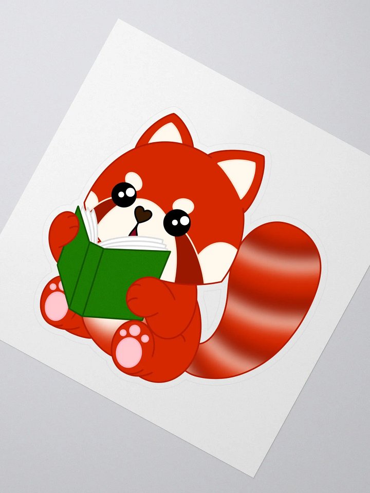Red Panda Reading product image (2)