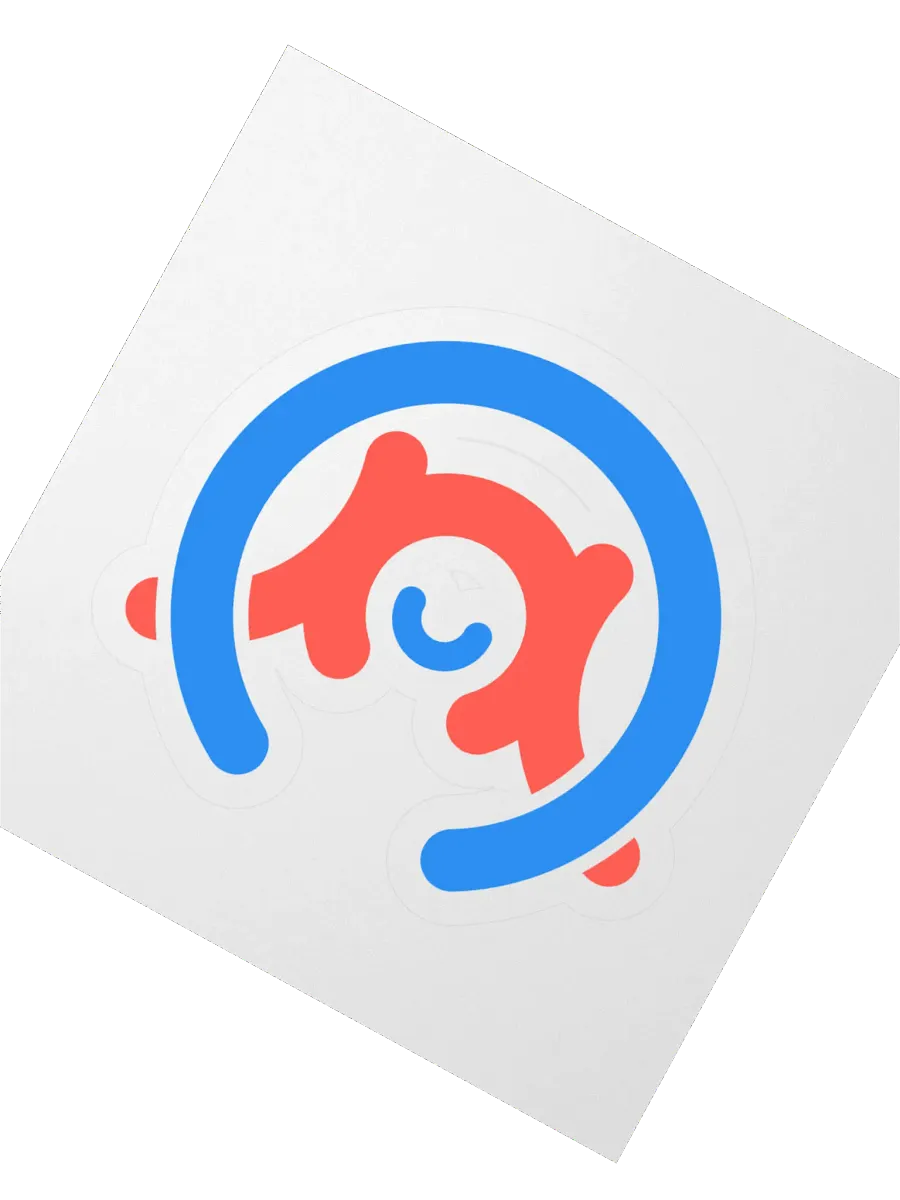 AMU 2D logo Sticker product image (2)