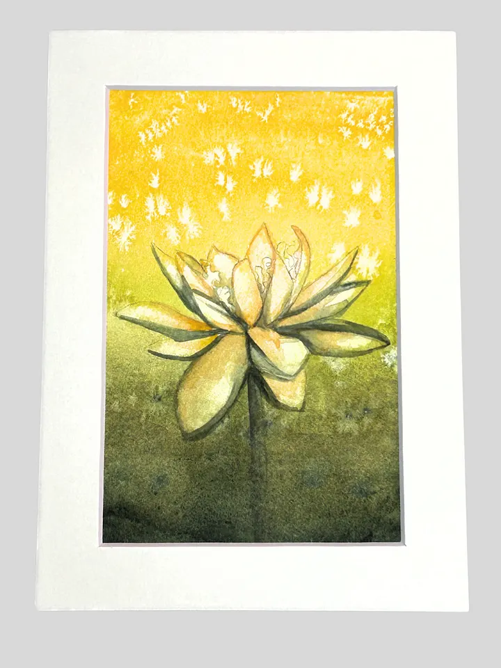 Watercolor Lotus Flower product image (1)