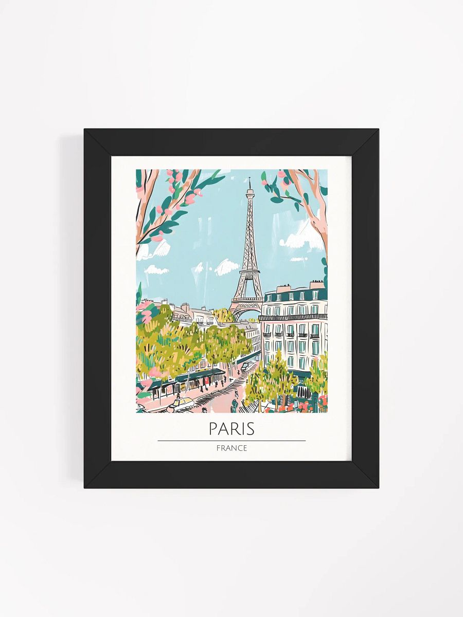 Paris France Framed Travel Poster product image (1)