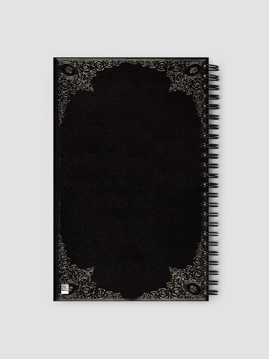 [Something Scary] Gold Spiral notebook product image (2)