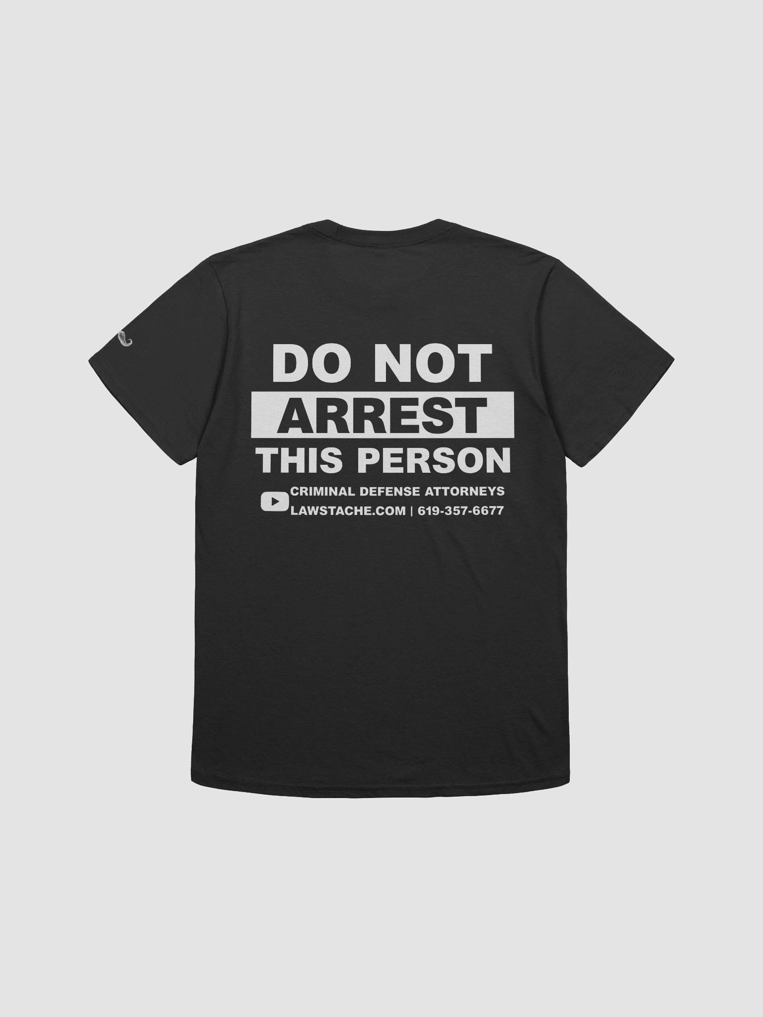 Do Not Arrest This Person - Tee - WHT PRINT product image (2)