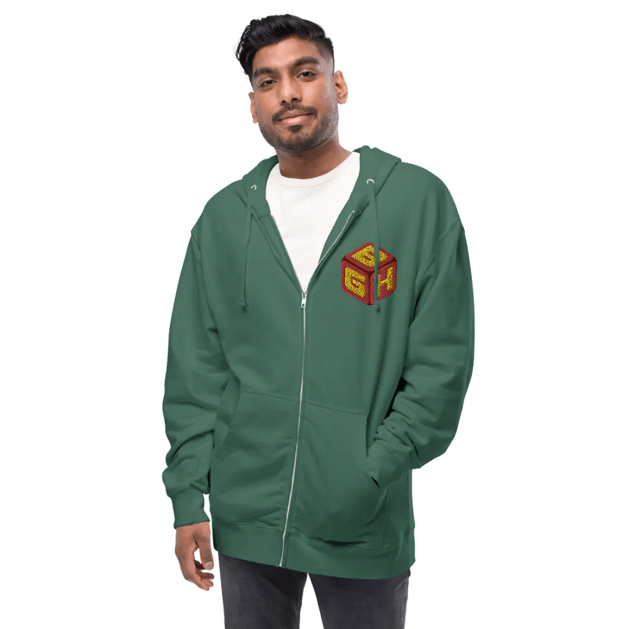 Zippered hoodie 