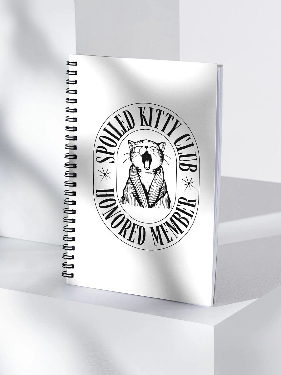 Spoiled Kitty Club Spiral Notebook product image (4)