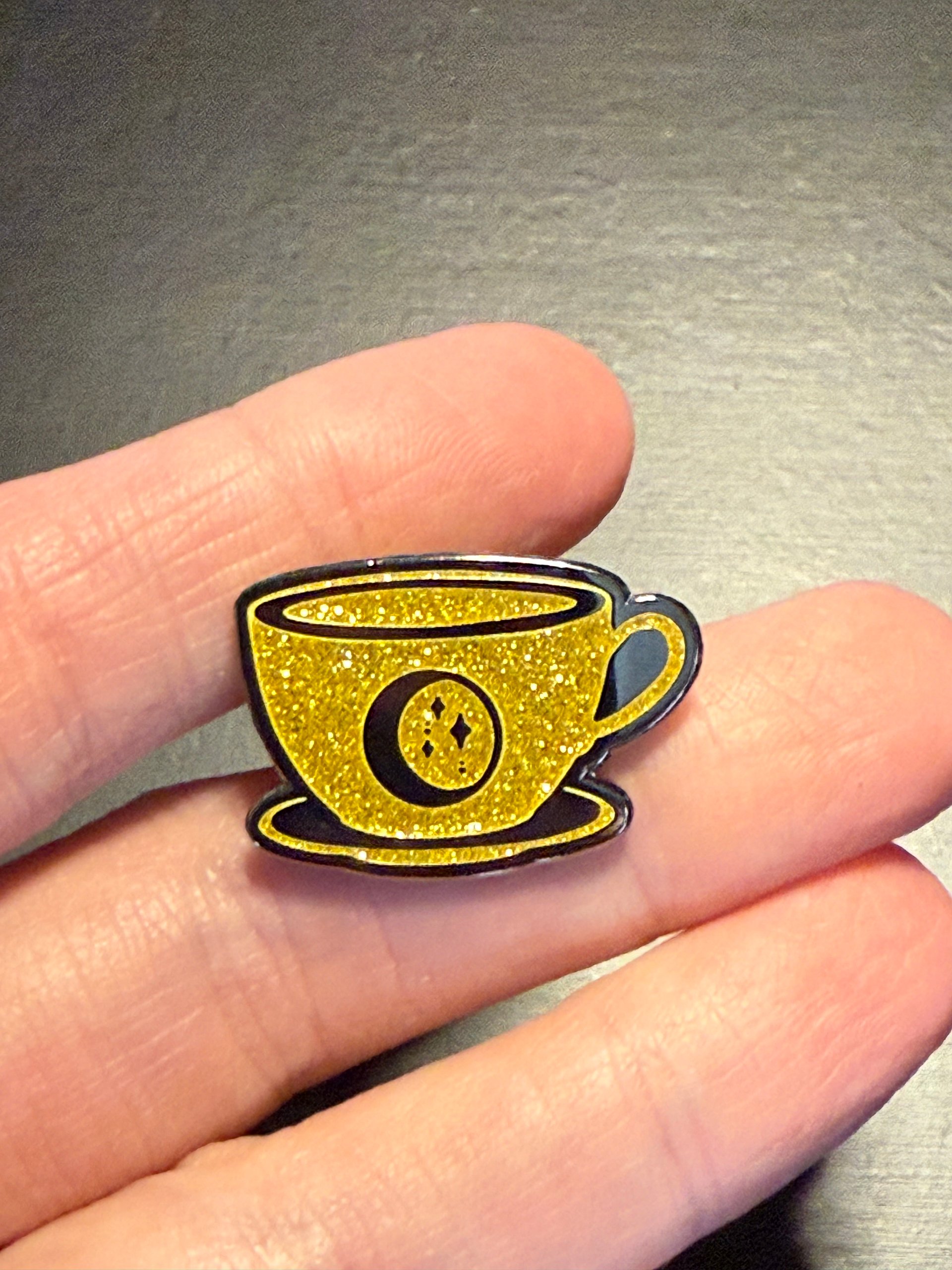 Mystic Tea Cup Enamel Pin product image (2)