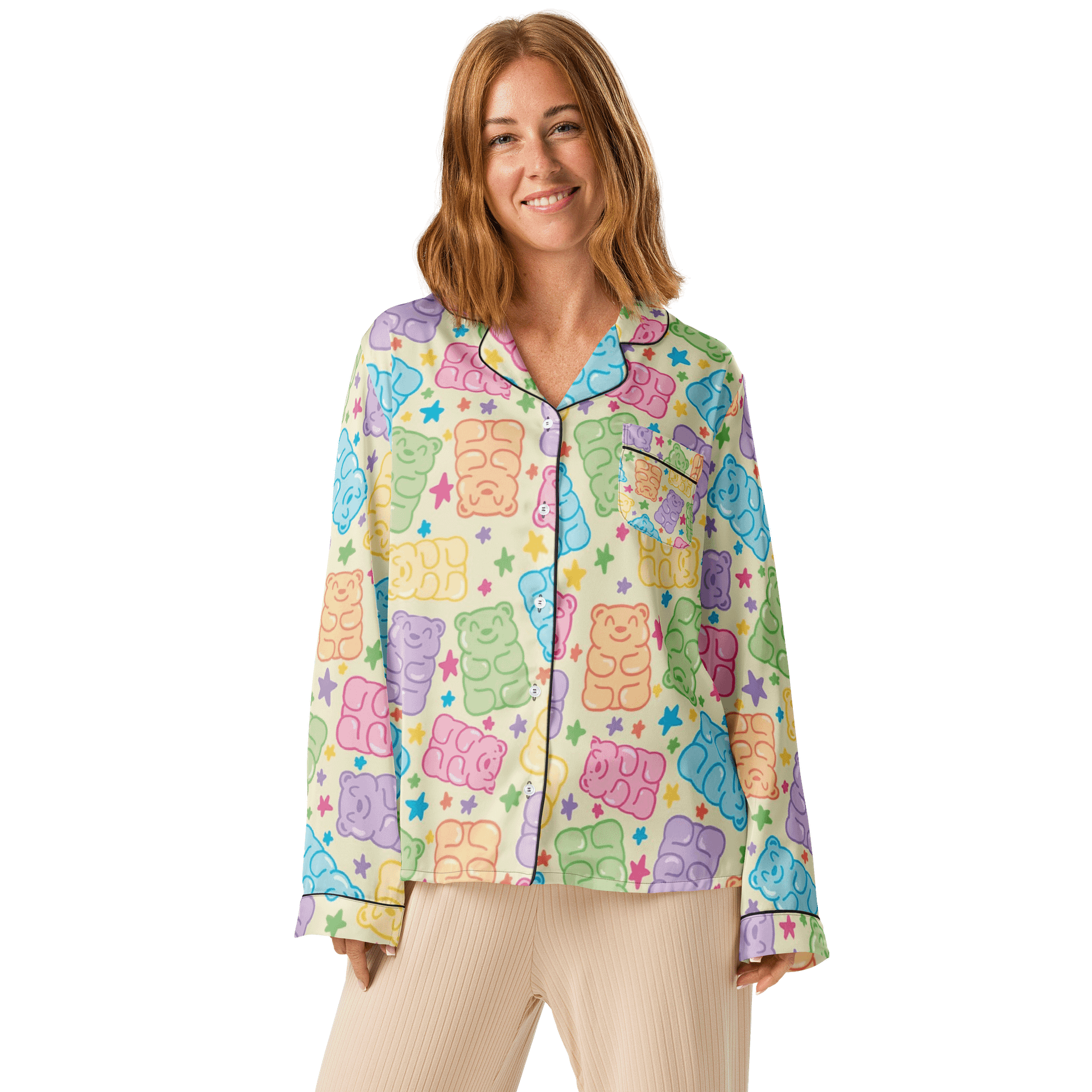 bear Gummy Dreams Women's Pajama Top product image (1)