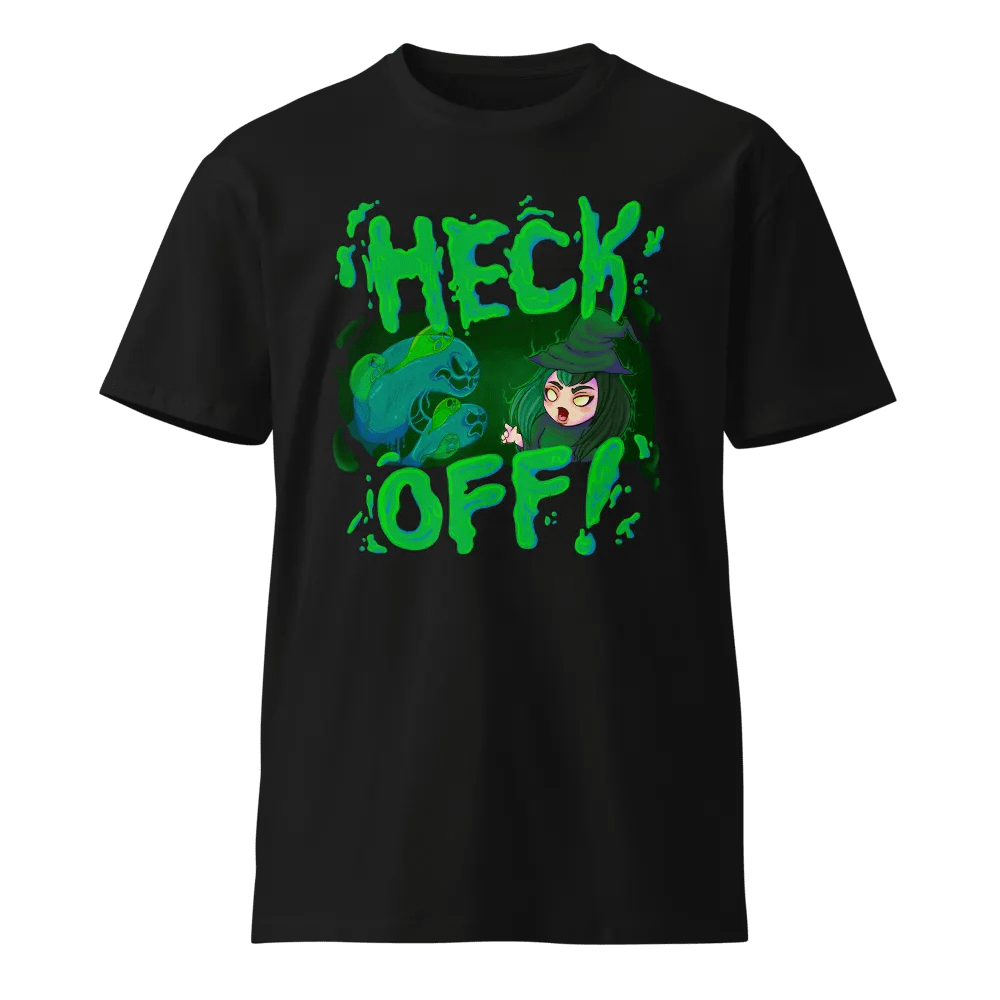 heck off, ghost tee product image (1)