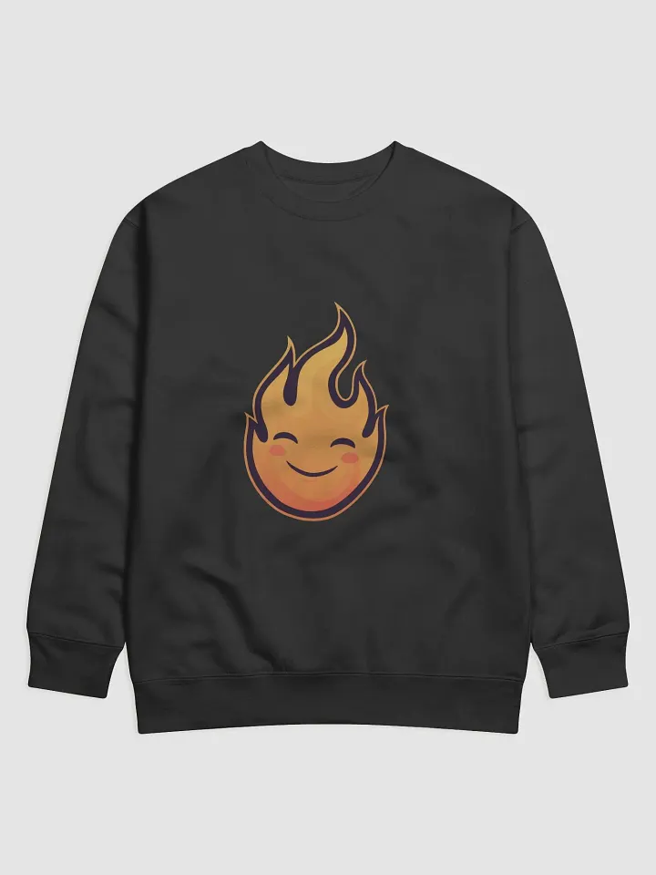 Blazing Smile Cartoon Flame Sweatshirt product image (1)
