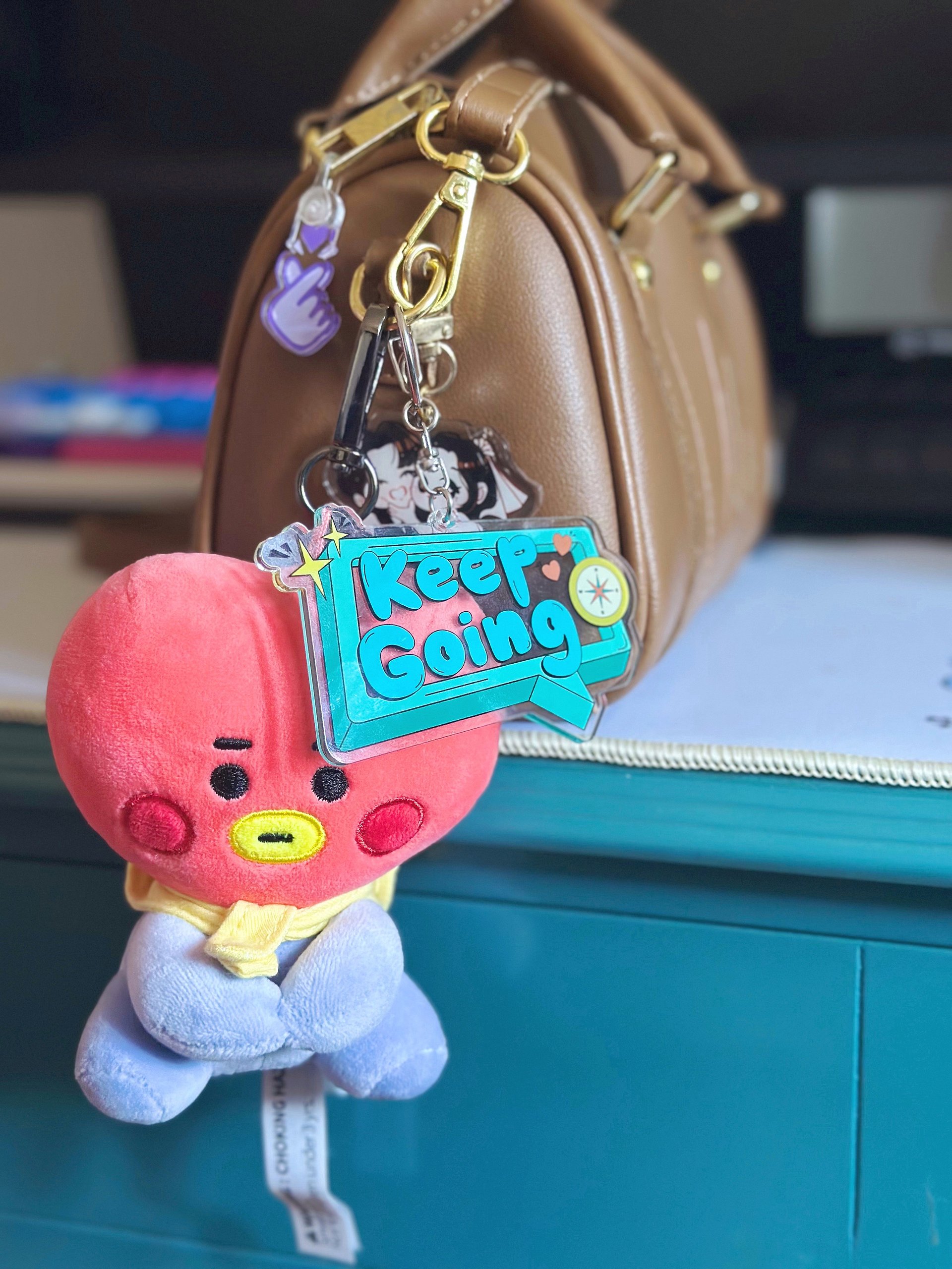 keep going ♡ acrylic keychain [PRE ORDER] product image (4)