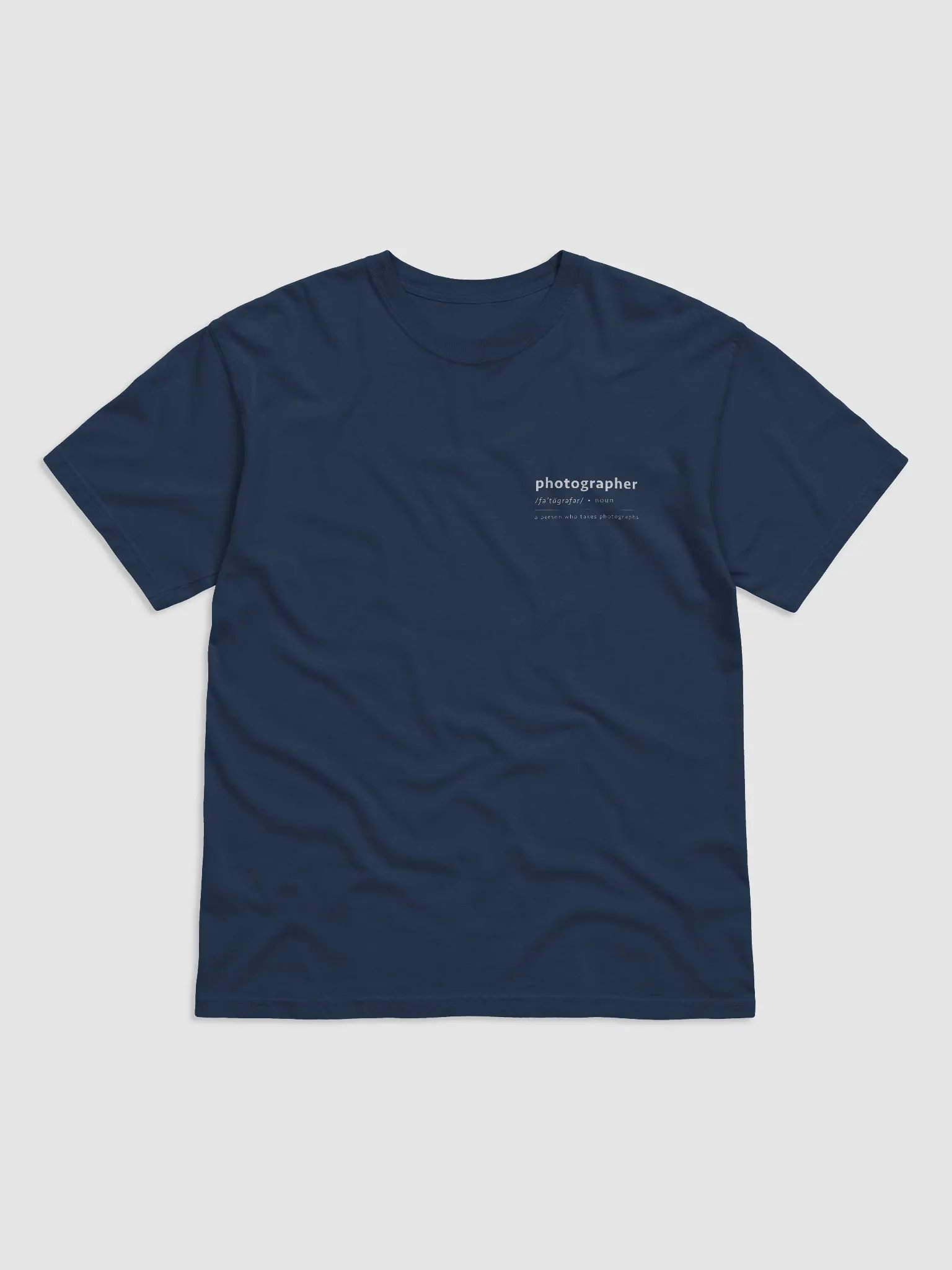 A Person Who Takes Photographs - T-shirt - Dark Mode product image (2)