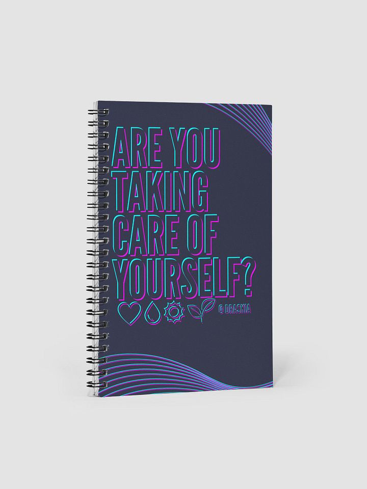 Neon Self-Care Spiral Notebook product image (1)