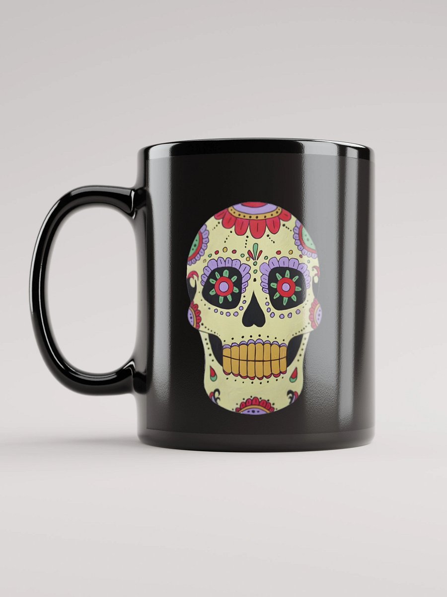Calavera Sugar Skull (art by Dina R.) - acrylic painting picture - Mug product image (12)