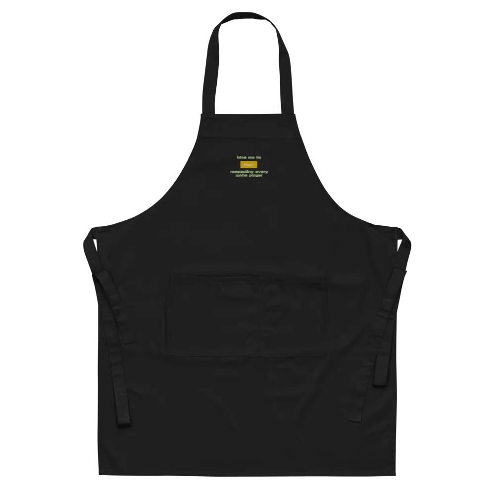 kiss me im respecting every wnba player apron product image (6)