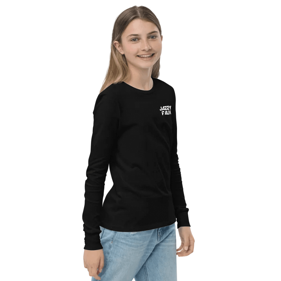 Kids Size "JazzyFaux" Long Sleeve T-Shirt product image (4)