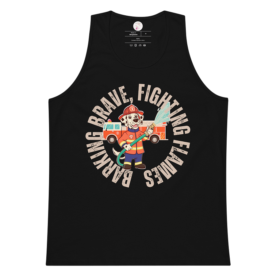 Barking Brave Firefighter Tank Top product image (6)