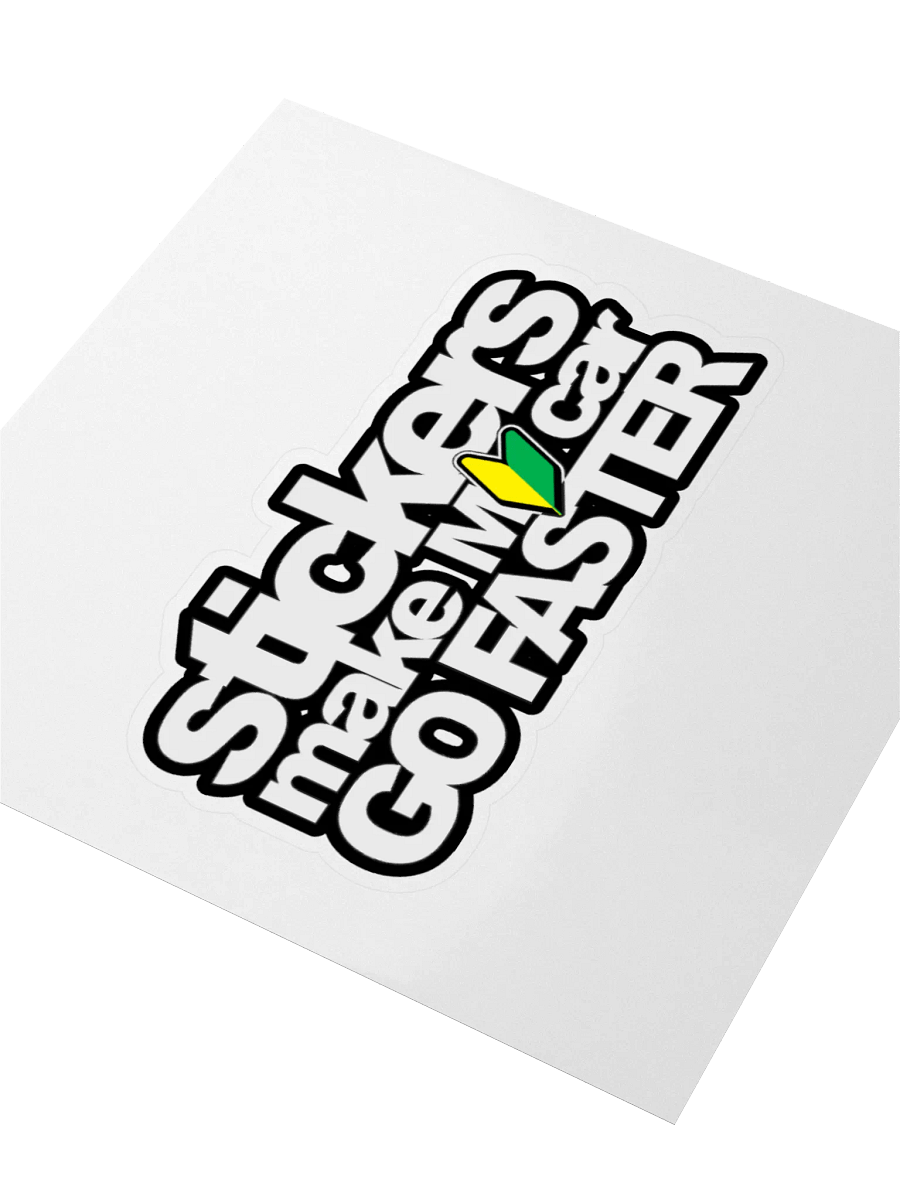 Stickers Make My Car Go Faster Sticker product image (3)