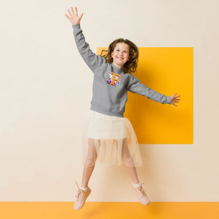 Cute Halloween Monogram Letter F Sweatshirt product image (8)