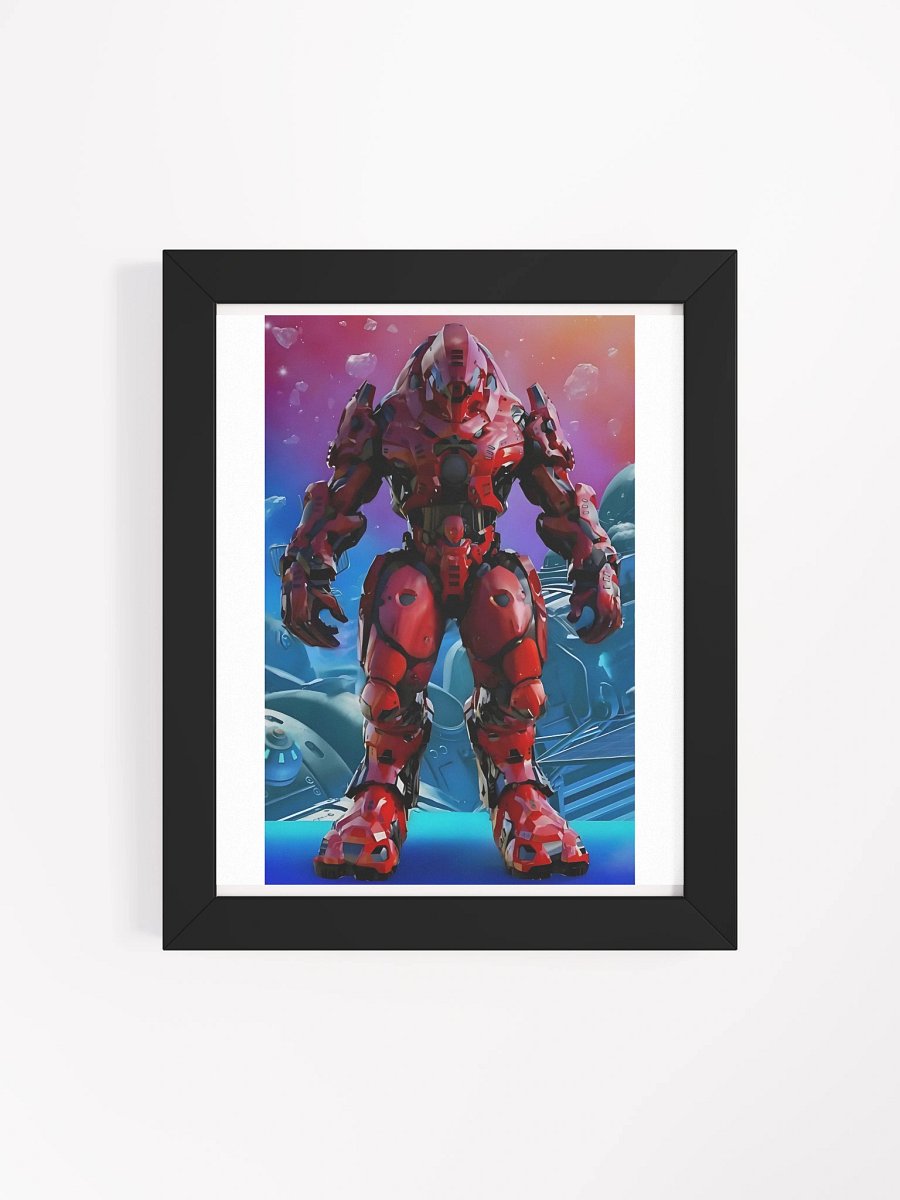 Wall Art Framed High-Quality Matte Poster (in) Steel Robot product image (54)