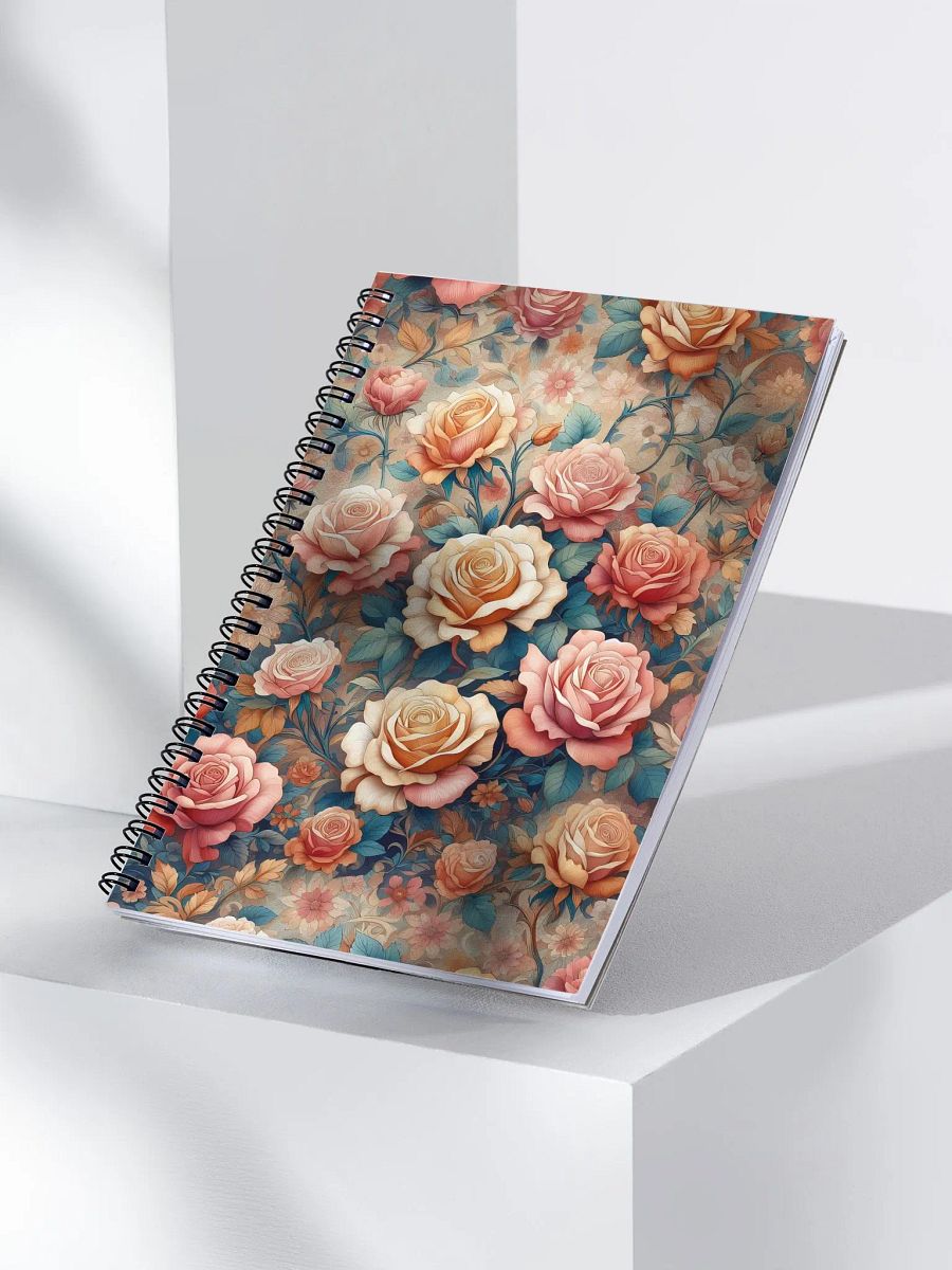 Royal Floral Spiral Notebook product image (3)