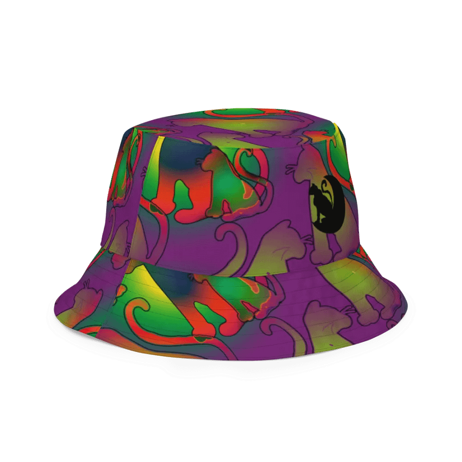 Abstract and Black Cats Bucket Hat product image (11)