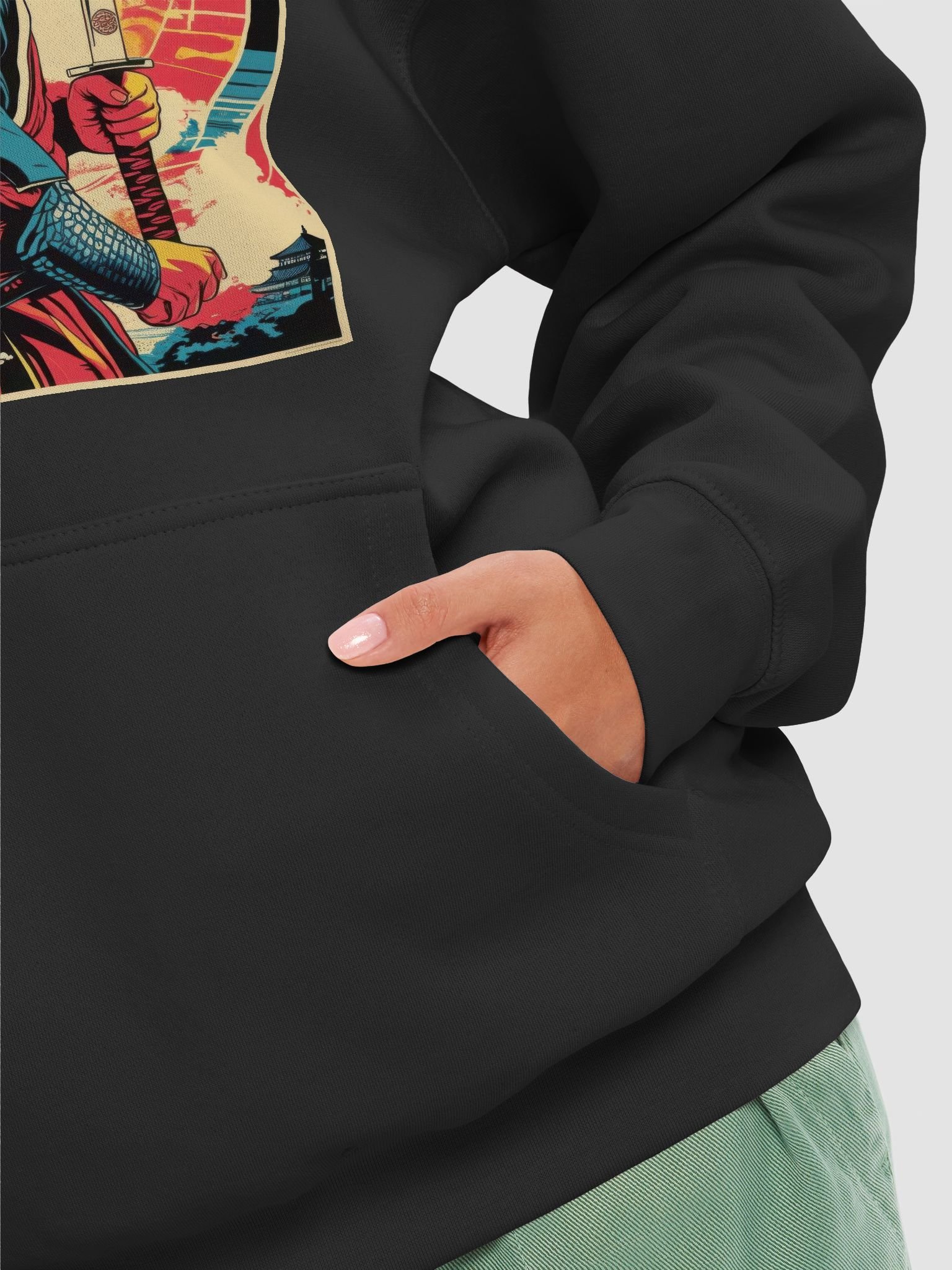 Samurai Sunset Premium Hoodie product image (8)