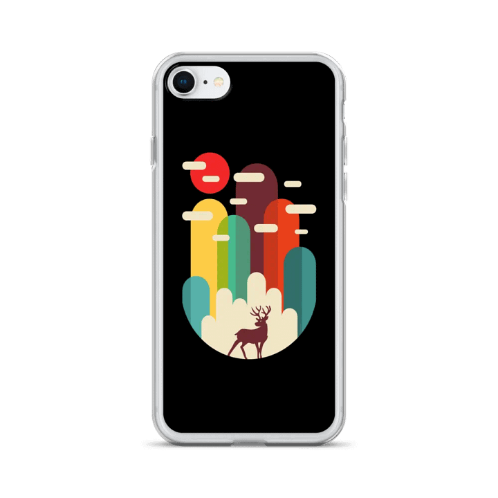 Mystic Deer Clear iPhone Case product image (24)
