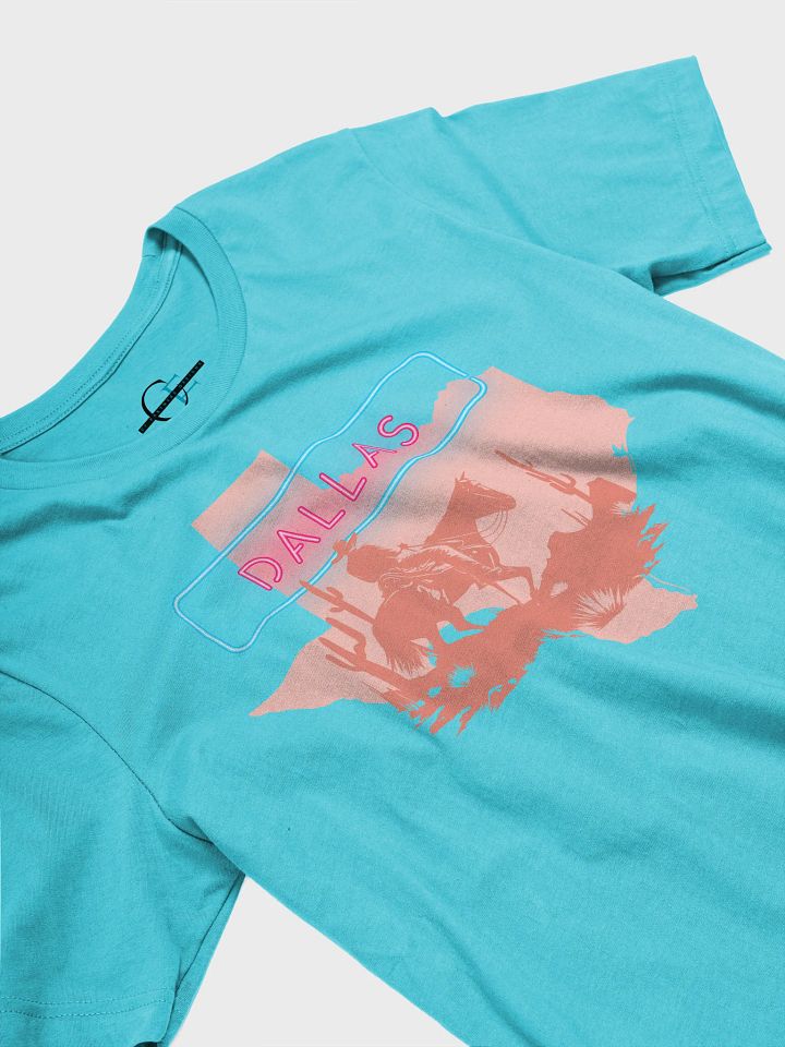 🌟 Dallas Cowboy Neon T-Shirt | Bella+Canvas Unisex Tee | Texas Pride with Neon Flair product image (2)